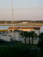 looking over to Murrells Inlet from Trinas balcony