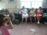 Alana photographs her grandparents (Diane's parents, JP and Carol; and Ruth and George's Mother and Daddy).