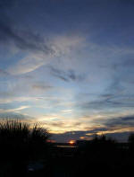 11/24/2008 sun sets over Murrells Inlet at 4:56:32 p.m.