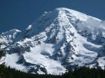Mount Rainier, an episodically active volcano, began to grow between one half and one million years ago. It encases over 35 square miles of glacial landscape and looms nearly 8,000 feet higher than anything nearby.