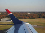 Airborne runway view.