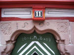 Jgerhusle, the "hunter's hut", 1590 door lintel reproduction, faithfully carved with Roman ciphers, graces this town first officially chronicled in 1275.